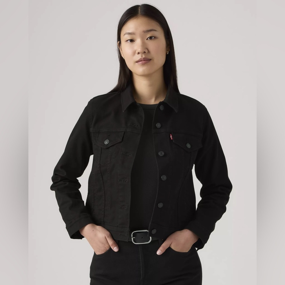 Levi's original Trucker jacket women’s size M black